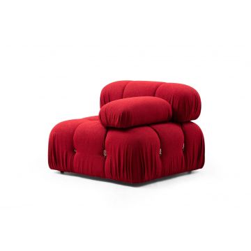 Del Sofa Atelier | 1-zitsbank van beukenhout | rood