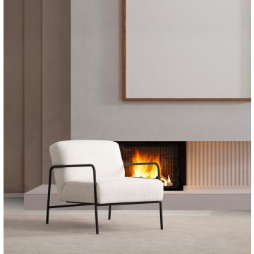 Relaxstoel Del Sofa | 90 x 70 x 75 cm | Wit