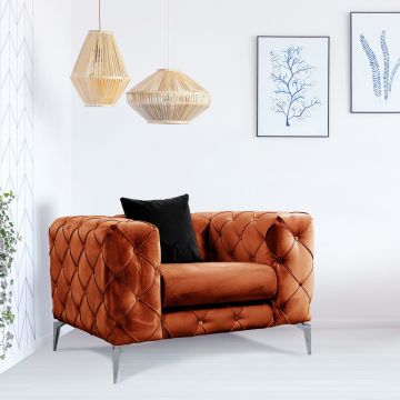 Fauteuil Del Sofa | 108 x 90 x 70 cm | Oranje