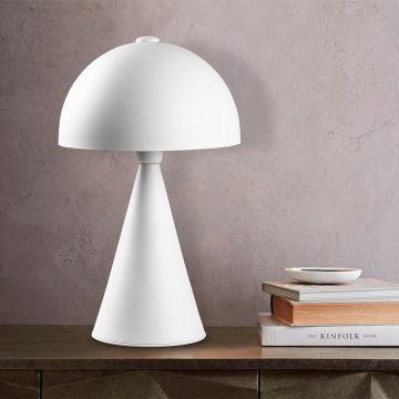 Tatum Tafellamp | Metalen Lamp | Witte Kleur