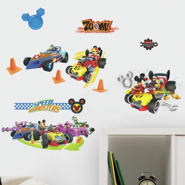Muurstickers Mickey & The Roadster's Racing League