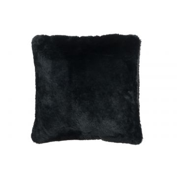 Kussen Mila polyester - zwart