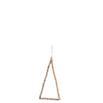 Kerstboom frame hangend tak bruin small