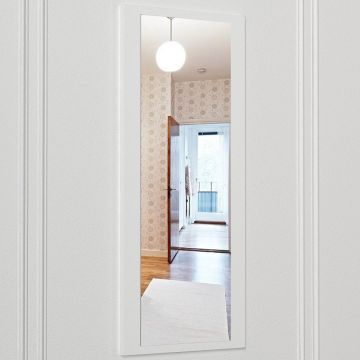 Tera Home Decoratieve Spiegel | 100% MELAMINE | 18mm Dikte | 44 Breedte | Wit