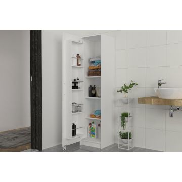 Tera Home badkamermeubel | Multifunctioneel 1-deurs | Wit