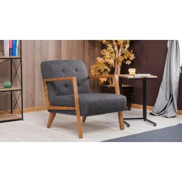Wing Chair Del Sofa | 69 x 83 x 80 cm | Antraciet