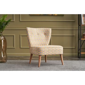 Wing Chair Del Sofa | 65 x 65 x 80 cm | Lichtgeel design