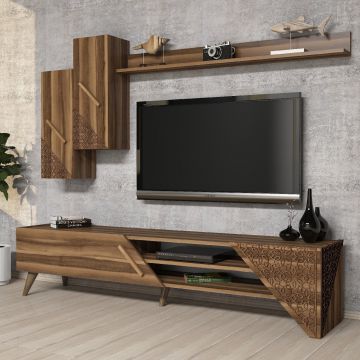 Stijlvol Woody Fashion TV-meubel | 100% Melamine coating | 180cm x 40cm