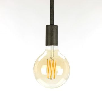 Lichtbron LED filament bol ⌀12,5 - amber