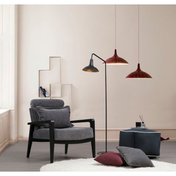 Hilena Wing Chair | Beukenhouten frame | Polyester | Grijs