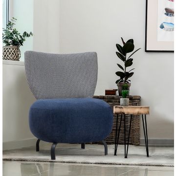 Wing Chair Del Sofa | 64 x 74 x 84 cm | Blauw