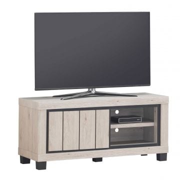 Tv-meubel Elke 120cm met 1 deur - eik