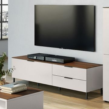 Tv-meubel Karsten 164cm - kasjmier/walnoot