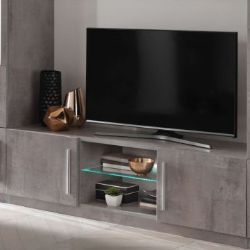 Tv-meubel Greta 156 cm - beton