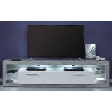 tv-meubel Rock | 200 x 44 x 48 cm | Stone Grey