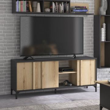 tv-meubel Esteban | 160 x 40 x 66 cm | Helvezia Oak-design