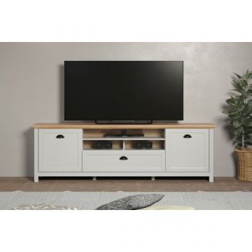 Tv-meubel Landside | 171 x 41 x 53 cm | 2 Deuren, 1 Klep | Artisan Oak