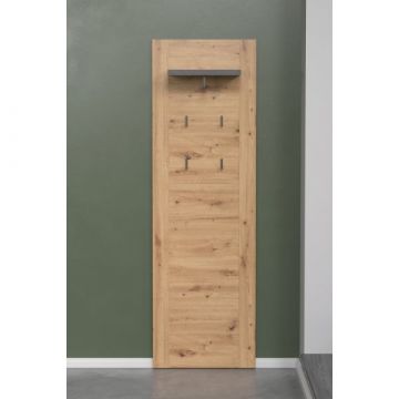 Garderobepaneel Follow | 62 x 26 x 199 cm | Artisan Oak