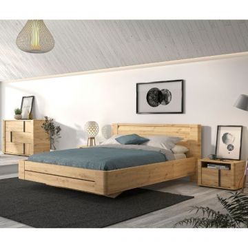 Slaapkamerset Attitude | Twijfelaar, nachtkastje, commode | Oak Design