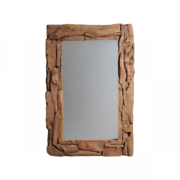 Wandspiegel Root 120x80cm – teak/wortelhout
