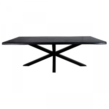 Eettafel Davor 220x100cm - zwart