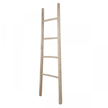 Decoratieve ladder 45x150cm - teak