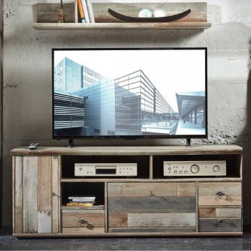 TV-meubel Clem 162cm 3 lades & 2 deuren - driftwood