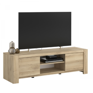 Tv-meubel Porto 146cm met 2 deuren - eikdecor