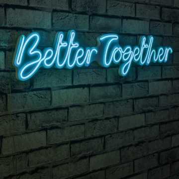 Neonverlichting Better Together - Wallity reeks - Blauw