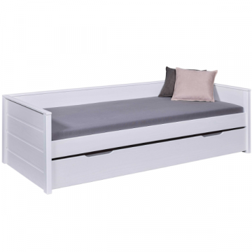 Uitschuifbed Dream The Future | 90 x 200 cm | 100% Melaminecoating | Wit