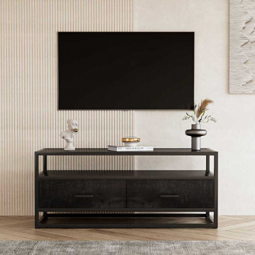 Madeira TV-meubel - 120 cm Mangolia zwart