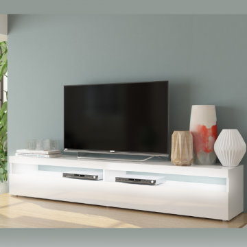 tv-meubel Burrata | 200 x 45 x 36,2 cm | High Gloss White