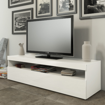tv-meubel Burrata | 130 x 45 x 36,2 cm | High Gloss White
