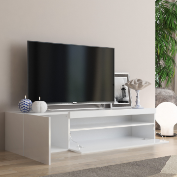 tv-meubel Cosmopolitan | 155 x 40 x 36,5 cm | High Gloss White