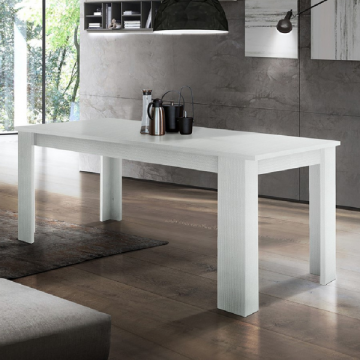 Verlengbare eettafel Jesi | 140 x 90 x 75 cm | White Larch-design
