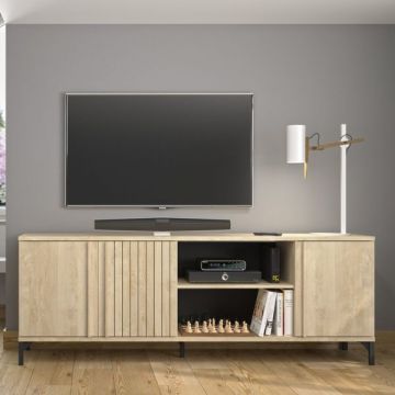 tv-meubel Faro | 180 x 45 x 65 cm | Blonde Oak-design