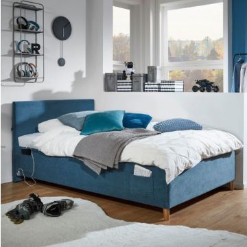 Eenpersoonsbed Cool | 90 x 200 cm | Blauw