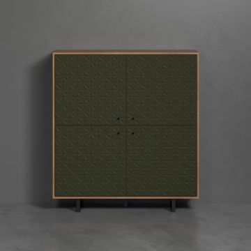 Veelzijdige kast Sentra | 124 x 40 x 136 cm | Artisan Oak