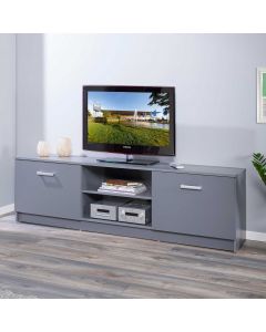 Tv-meubel Eden 180cm 2 deuren - grafiet grijs