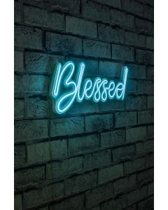Neonverlichting Blessed - Wallity reeks - Blauw