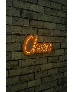 Neonverlichting Cheers - Wallity reeks - Oranje