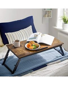 Laptop Bureau voor Bed/Sofa met Kantelbaar Bovenblad en In Hoogte Verstelbare Poten