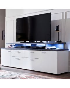 tv-meubel Mood | 180 x 47 x 66 cm | White Stone-design