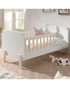 Peuterbed Kiddy 70x140cm - wit/hout