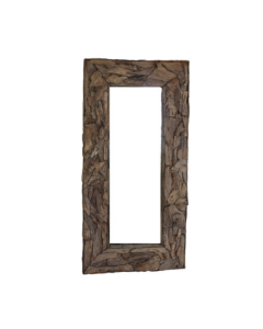 Wandspiegel Root 200x100cm – teak/wortelhout